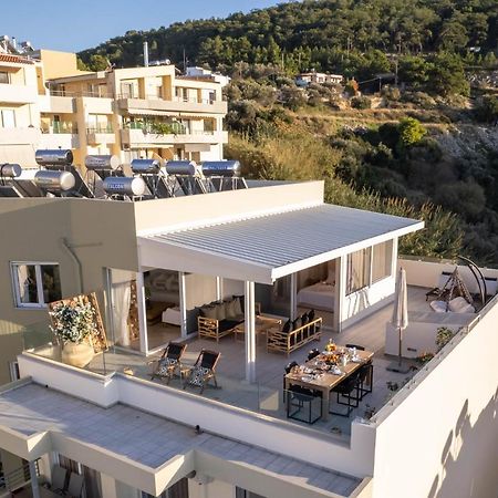 Helen Luxury Holiday House With Sea View Réthimno Kültér fotó