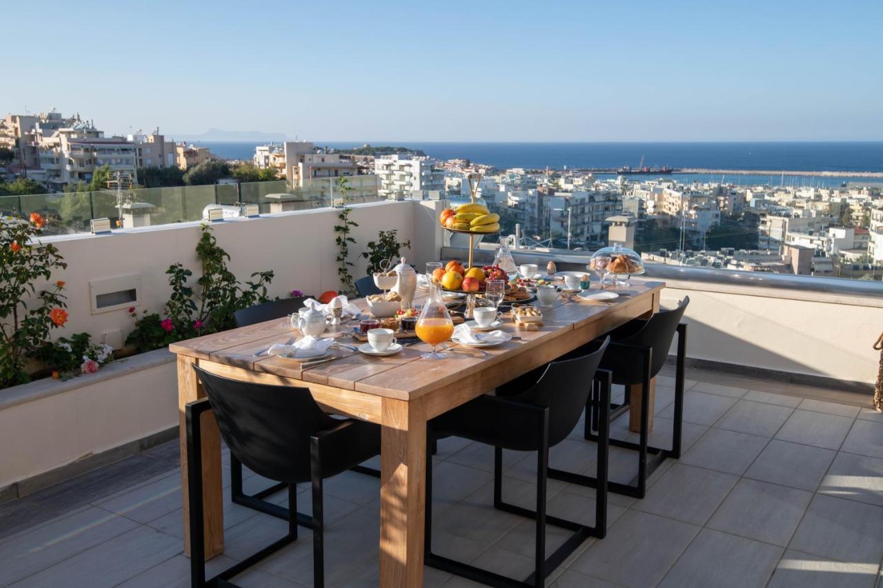 Helen Luxury Holiday House With Sea View Réthimno Kültér fotó
